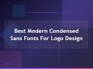 Modern condensed sans fonts for logos that stand out